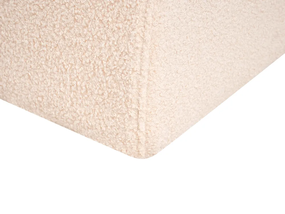 Pouf SINCLAIR Bouclé Beige_992369