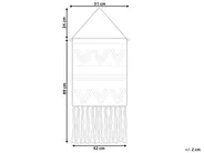 Wandbehang FAZILPUR Baumwolle 113 cm Blau_843655