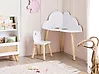 Kindertisch und Stuhlset CLOUDY Weiß