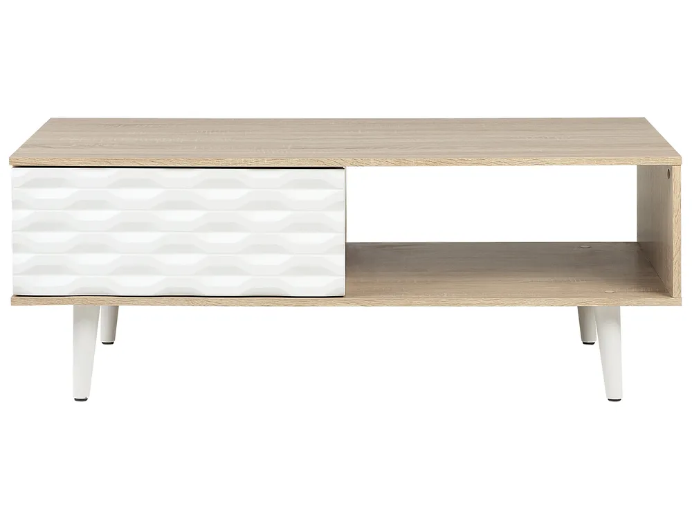 Couchtisch SWANSEA mit Stauraum Hellbraun_722616