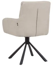 Esszimmerstuhl 2er Set drehbar SARDOAL Taupe_944919