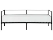 Bett mit Lattenrost Metall BATTUT 90 x 200 cm Schwarz_894118