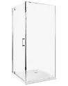 Duschkabine DARLI 90 x 90 x 185 cm Silber