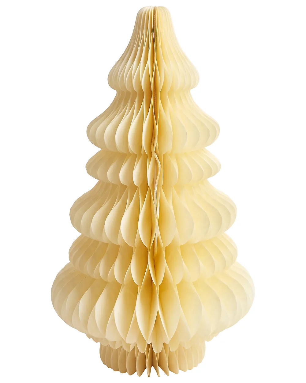 Weihnachtsdekoration Tischlampe DREVJA 51 cm Weihnachtsbaum Beige_1186100