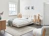 Bed Boucle SOULISSE 160 x 200 cm (EU King Size) Off-White
