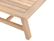 Lounge Set mit Tisch und Ottomane 5-Sitzer SUMBA Akazienholz Hellbraun_1087352