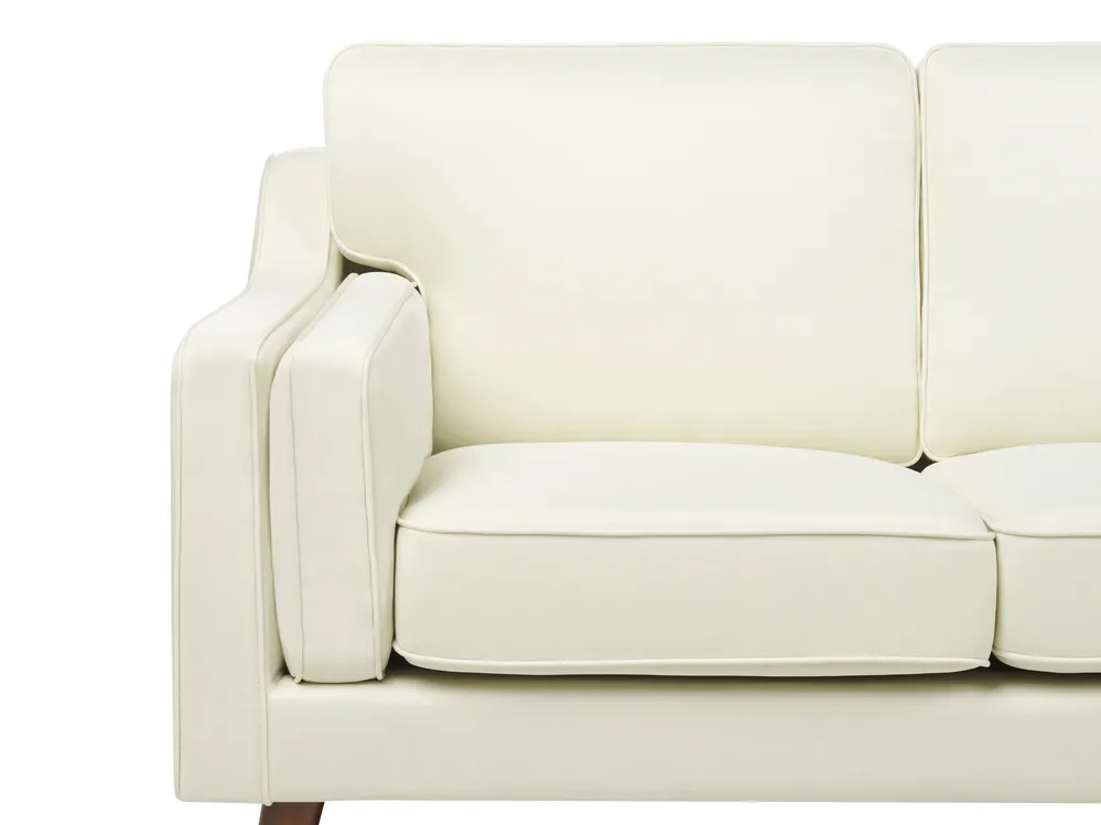 Sofa 2 Seater LOKKA Fabric Off-White_893737