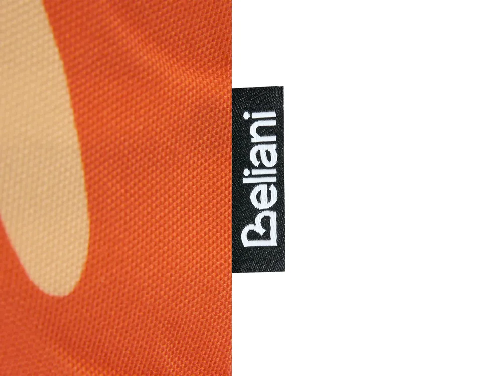 Gartenkissen 2er Set ALISMA Pflanzenmuster 45 x 45 cm Orange_1135706