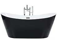 Freistehende Badewanne ANTIGUA 180 x 78 cm Schwarz_1150227