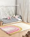 Kinderteppich TATARLI Rosa 140 x 200 cm Baumwolle