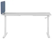 Schreibtischtrennwand WALLY 80 x 40 cm Blau_800912