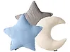 Dekokissen 3er Set LUNA Cord 35 x 30 cm 35 x 35 cm Bunt Ohne Muster