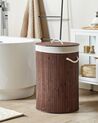 Wäschekorb SANNAR Bambus Dunkelbraun 75 L
