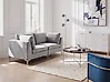 Modulsofa 2-Sitzer EVJA Samtstoff Grau