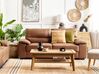 Sofa 3-Sitzer VOGAR Kunstleder Goldbraun