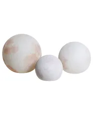 LED Outdoor Kugelleuchten 3er Set LUNICE mit Fernbedienung Cremeweiß_1105836