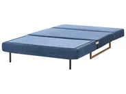 Sofa Bed 2 Seater JERSLEV Fabric Blue_1012008