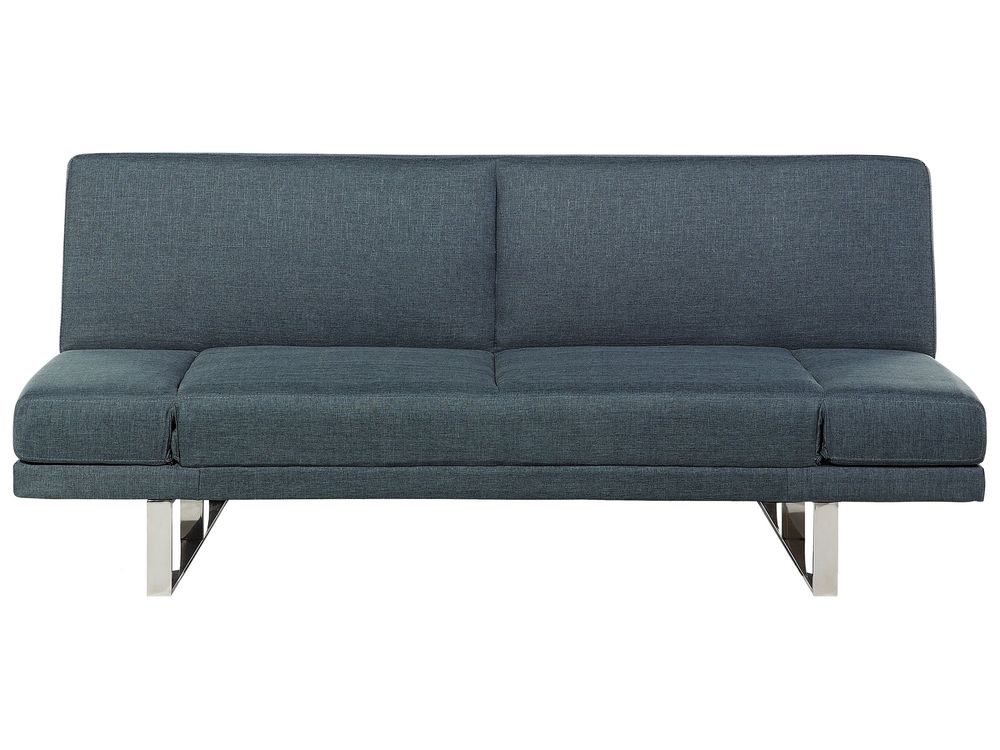Sofa Bed 2 Seater YORK Fabric Blue