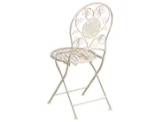 Bistro Set YAVIZA Metall Hellbeige_1001849