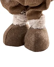 Weihnachtsdekoration 3er Set KOSKENKORVA 70/58-80/80-104 cm Zwerg Braun_1174196
