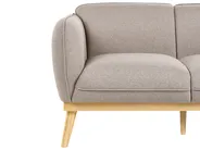 Sofa 2 Seater LJUNG Fabric Light Brown_1076395