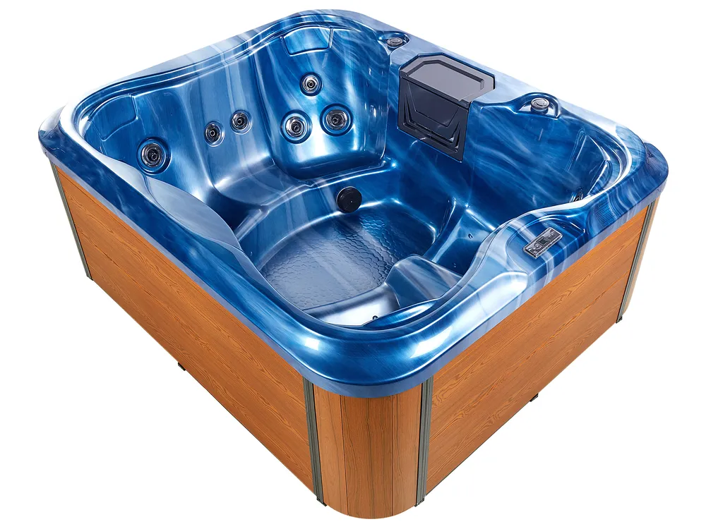 Outdoor Whirlwanne mit LED ARCELIA Blau_898004