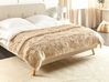 Tagesdecke DELICE 200 x 220 cm Hellbraun