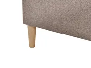 Boxspringbett mit Stauraum OFFICER Stoff Taupe 160 x 200 cm_1016314
