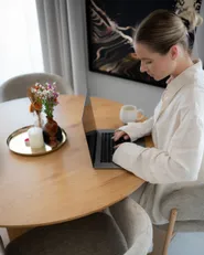 Dining Table SHEHO Light Brown 120 cm 120 cm_1188086
