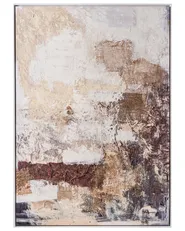 Canvas DELVIN Abstraktes Muster Braun_1071527