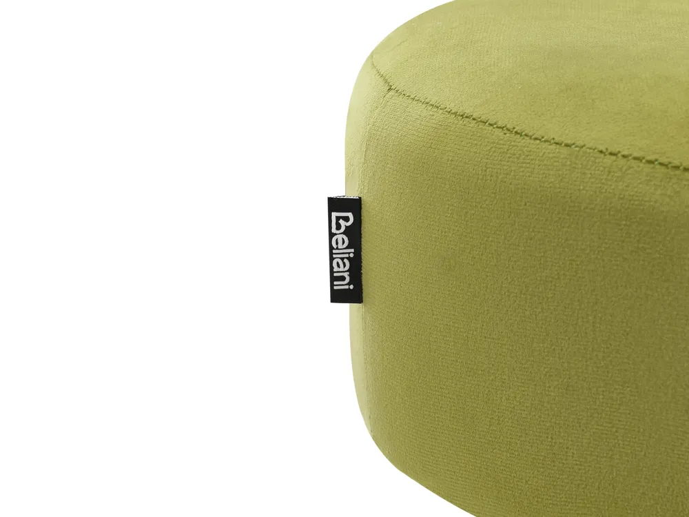 Hocker DELCO Samtstoff Limettengrün_991627