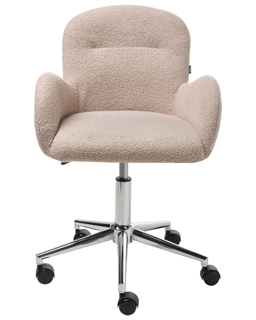 Desk Chair PRIDDY Boucle Beige_1006293