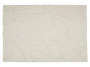 Blanket ACACIA Cotton 130 x 160 cm Beige_820975