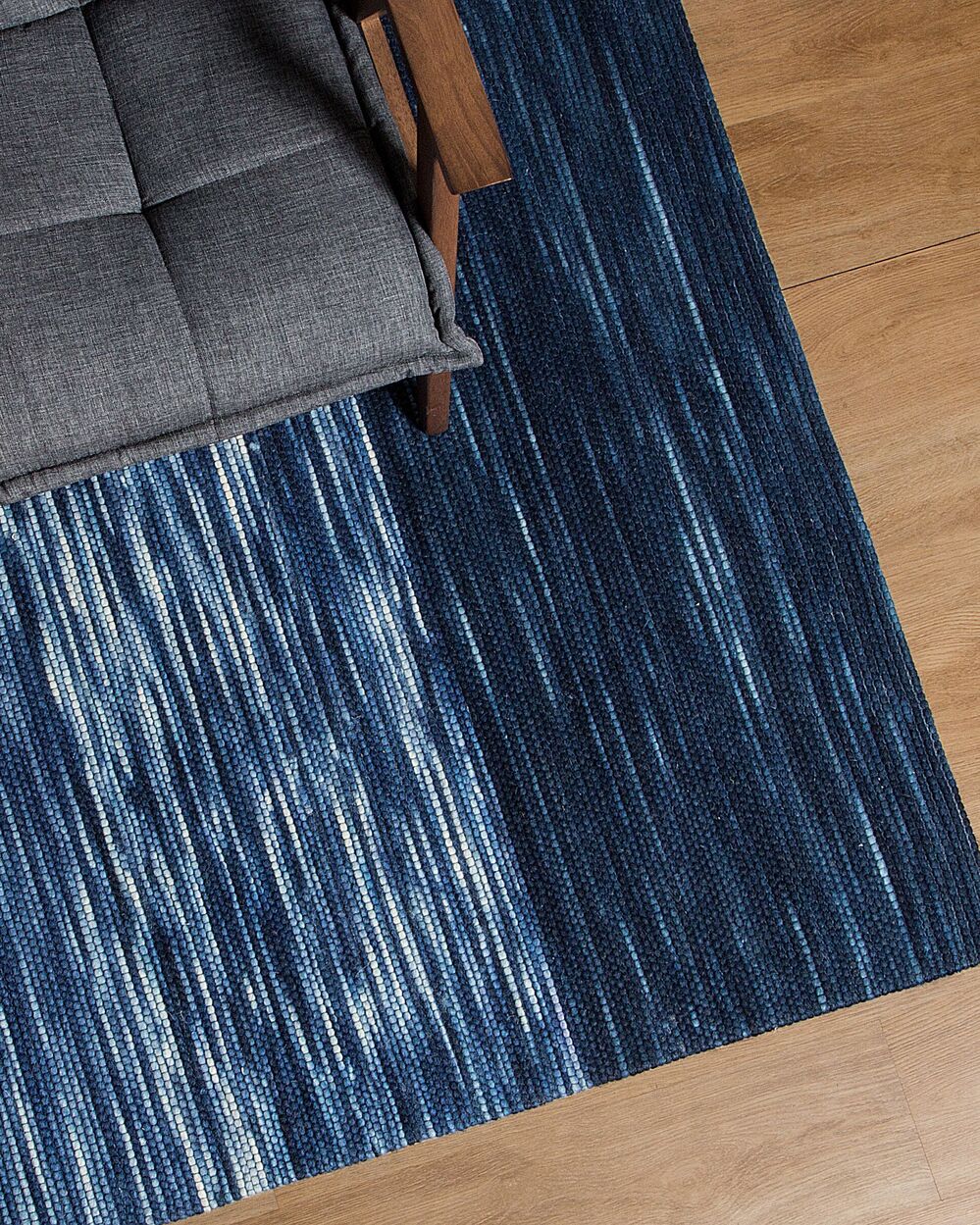 Rug KAPAKLI Blue 140 x 200 cm Wool
