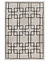 Teppich TURHAL Beige 160 x 230 cm Baumwolle