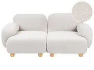 Modular Sofa 2 Seater AMLI Boucle Off-White_1070052
