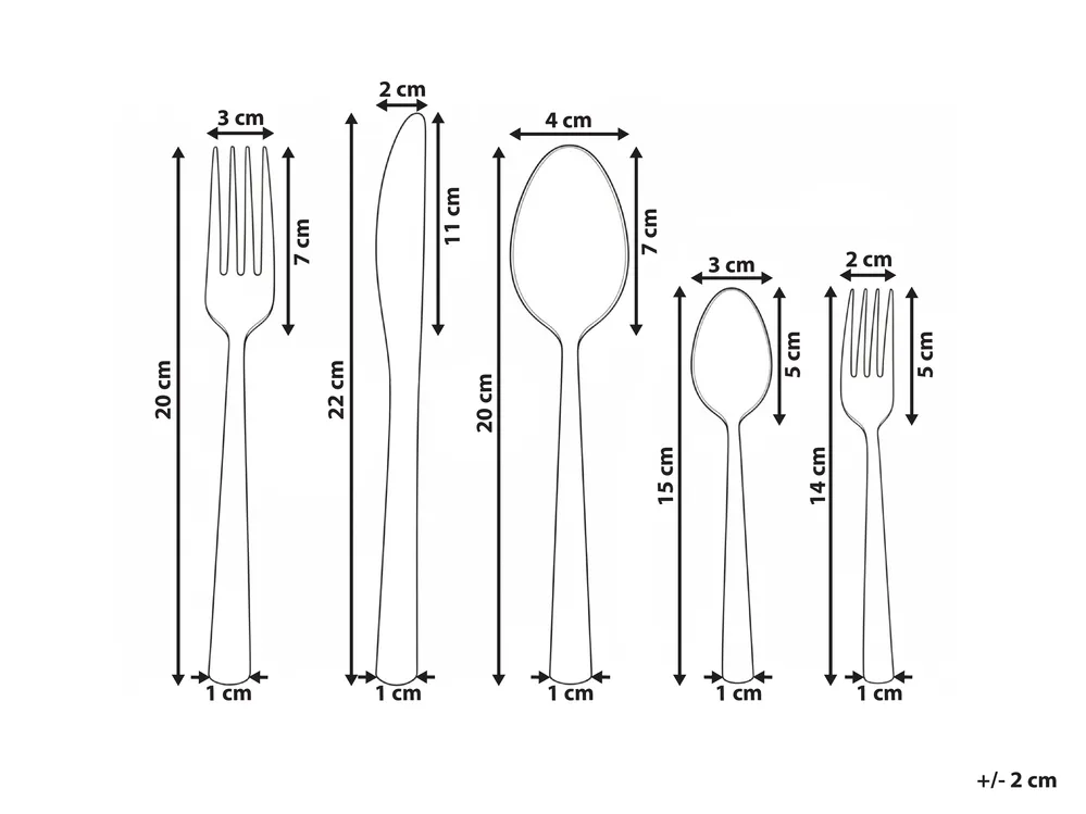 Besteckset 60-teilig PENNE Silber_1019023