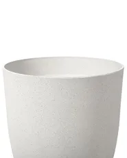 Set mit 2 Blumentöpfen CROTON 35 cm Cremeweiß_841646