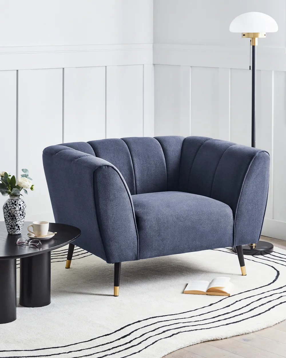 Sessel ORSTA Stoff Dunkelblau
