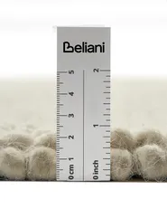 Teppich KORDEA Hellbeige 160 x 230 cm Wolle_1131853