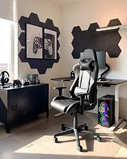 Gaming Chair VOLTIXA Faux Leather Black_1133670