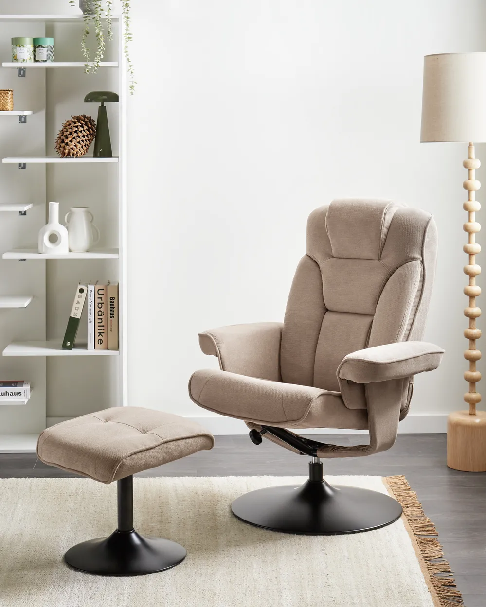 Fernsehsessel NYKS Stoff Taupe_1006887