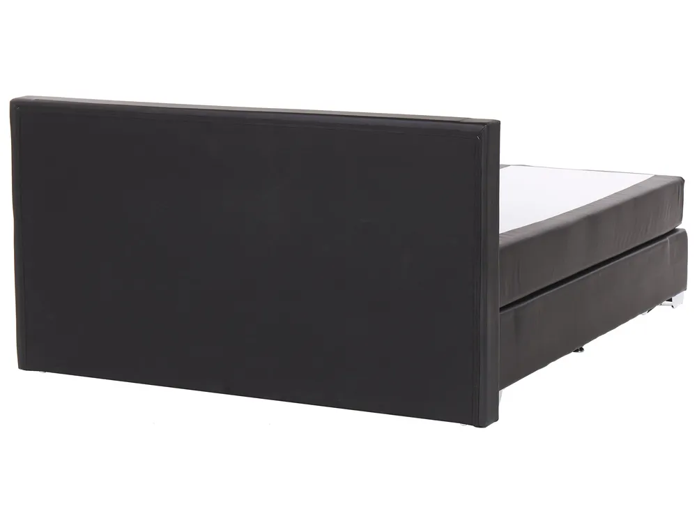 Divan Bed Fabric PRESIDENT 180 x 200 cm (EU Super King) Black_882321