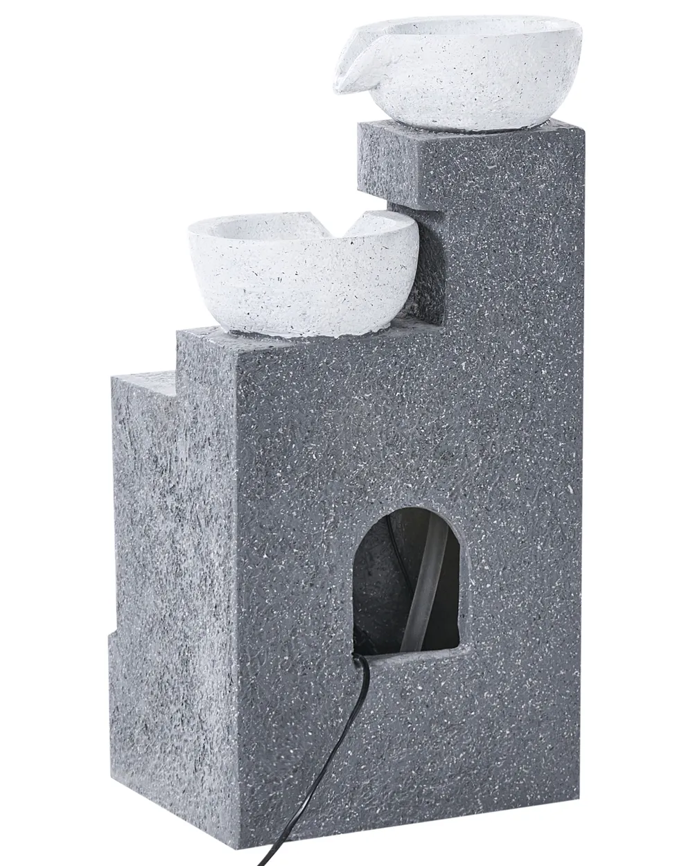 Gartenbrunnen LED NAGAMI Grau_1059553
