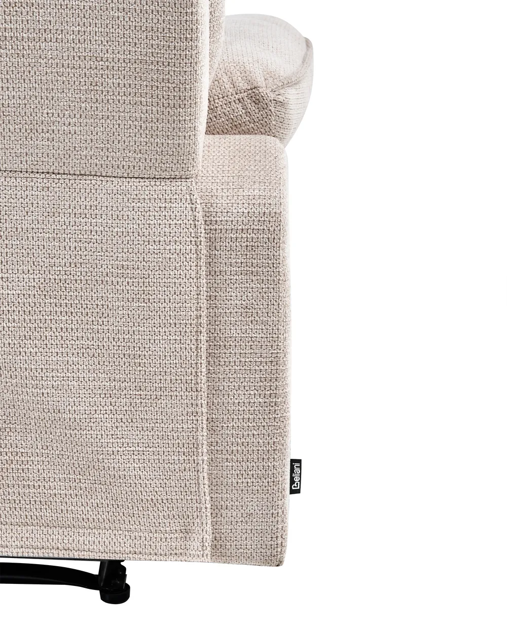 Fernsehsessel EVERTON mit Fußstütze Stoff Beige_963726