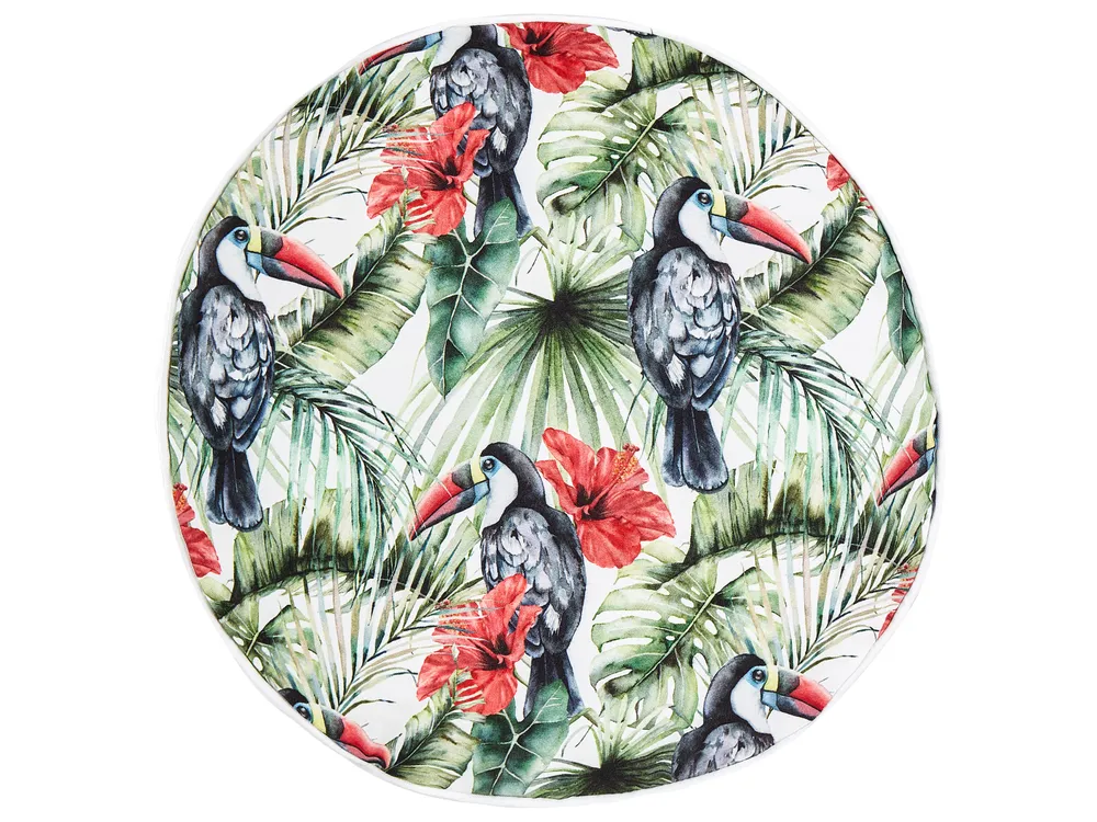 Gartenkissen 2er Set MALLARE Tiermuster 40 x 40 cm Grün_882870