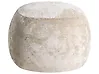 Pouf BARRON Chenillegewebe Beige
