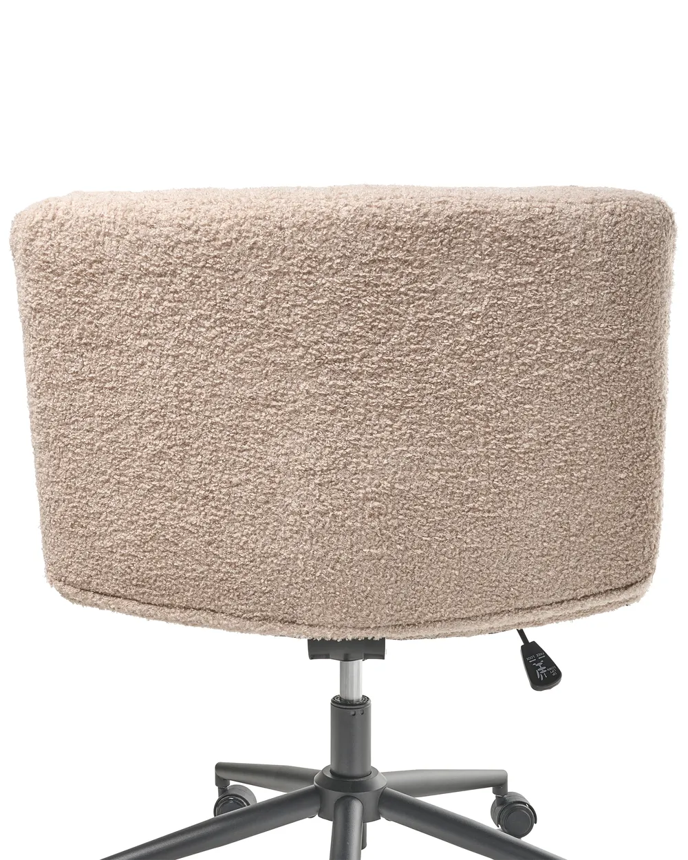 Desk Chair CATLIN Boucle Beige - Beliani.be