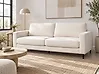 Sofa 3-Sitzer SAVALEN Bouclé Weiß