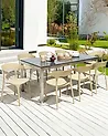 Esszimmerstuhl 8er Set GUBBIO Beige